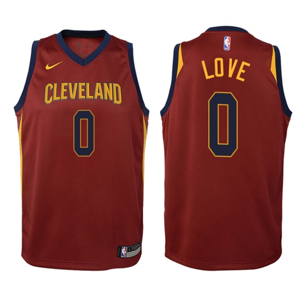 Youth Cleveland Cavaliers #0 Kevin Love Icon Jersey