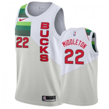 Milwaukee Bucks #22 Khris Middleton Earned Jersey