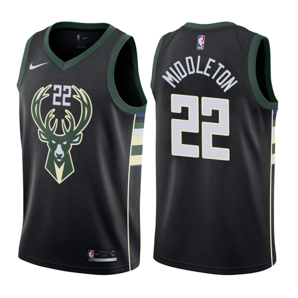 Milwaukee Bucks #22 Khris Middleton Statement Jersey