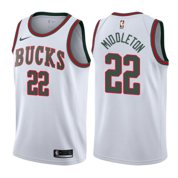 Milwaukee Bucks #22 Khris Middleton Classic Jersey