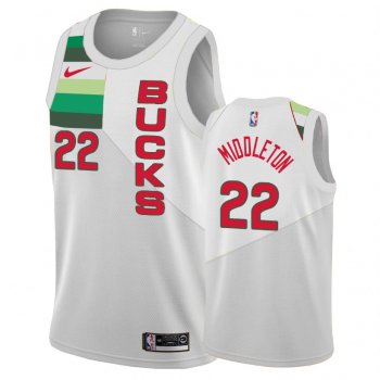 Milwaukee Bucks #22 Khris Middleton Earned Jersey