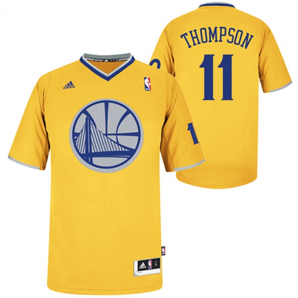 Golden State Warriors #11 Klay Thompson Christmas Jersey