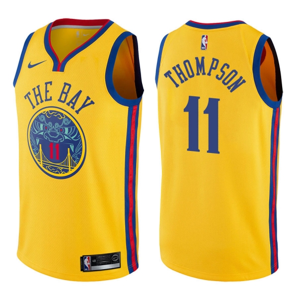 Golden State Warriors #11 Klay Thompson City Jersey