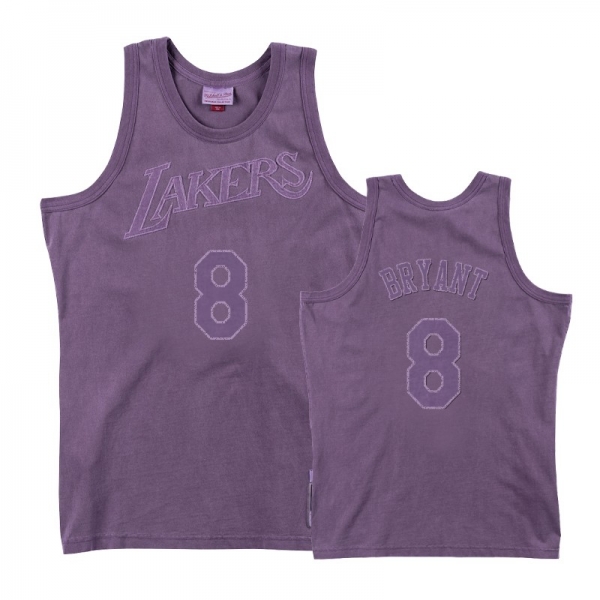 Los Angeles Lakers #8 Kobe Bryant Washed Out Jersey