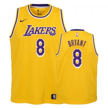 Youth Los Angeles Lakers #8 Kobe Bryant Icon Jersey