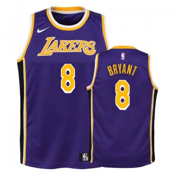 Youth Los Angeles Lakers #8 Kobe Bryant Statement Jersey