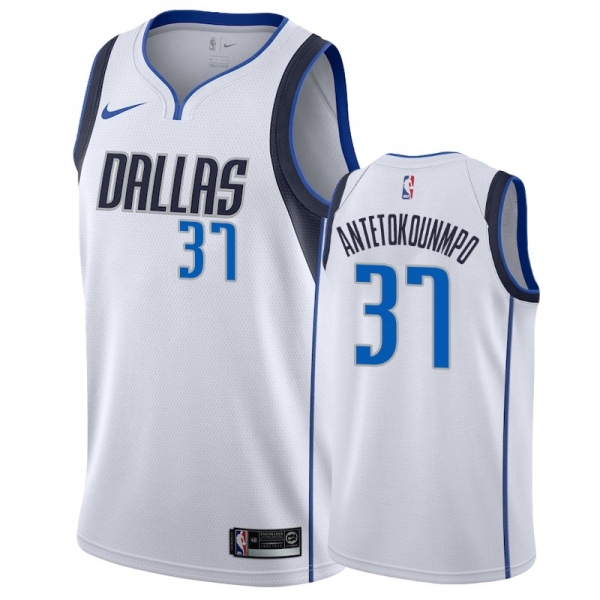 Dallas Mavericks #37 Kostas Antetokounmpo Association Jersey