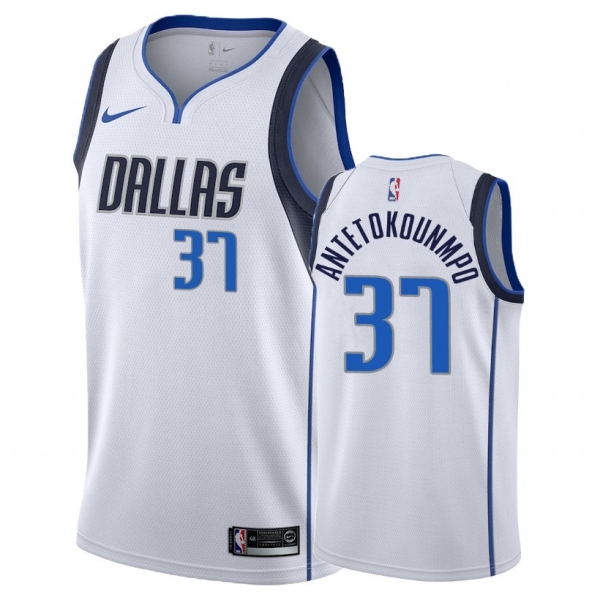 Dallas Mavericks #37 Kostas Antetokounmpo Association Jersey