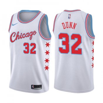 Chicago Bulls #32 Kris Dunn City Jersey