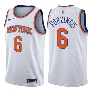 New York Knicks #6 Kristaps Porzingis Association Jersey