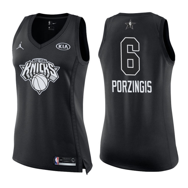 Women's New York Knicks #6 Kristaps Porzingis All-Star Jersey