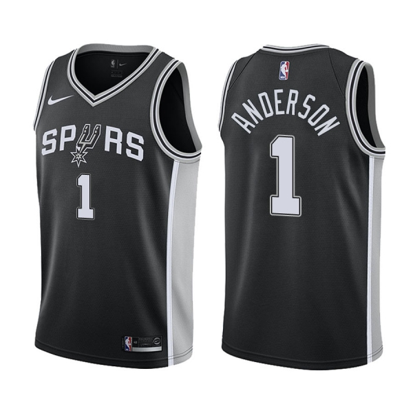 San Antonio Spurs #1 Kyle Anderson Icon Jersey