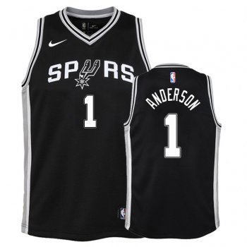 Youth San Antonio Spurs #1 Kyle Anderson Icon Jersey