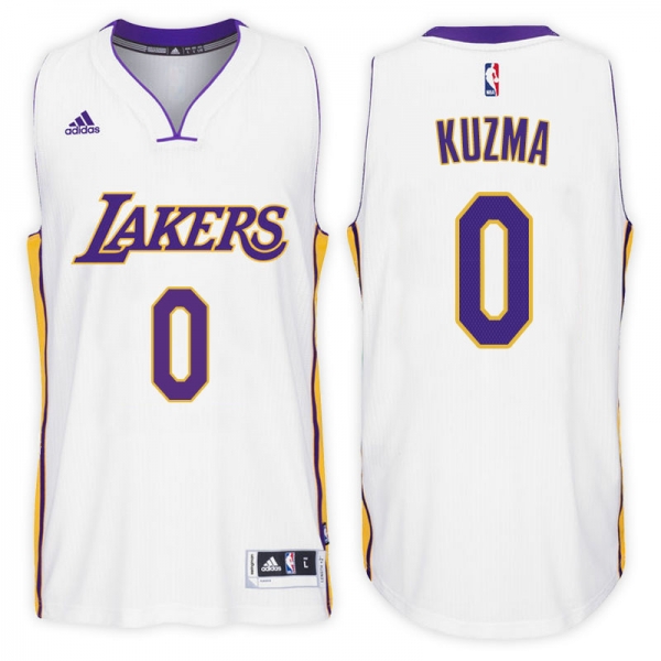 Lakers Kyle Kuzma White Swingman Road Jersey