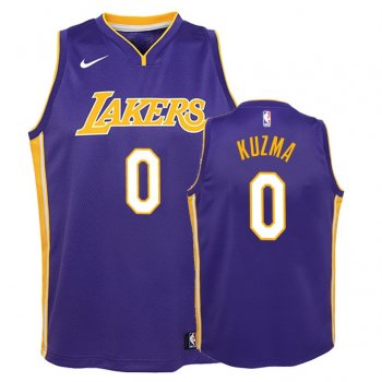 Youth Los Angeles Lakers #0 Kyle Kuzma Statement Jersey