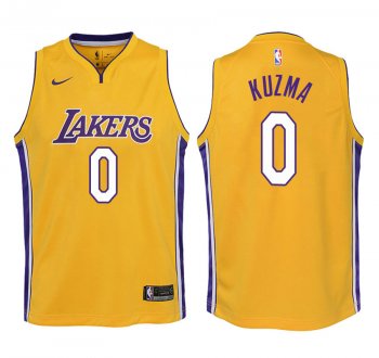 Youth Los Angeles Lakers #0 Kyle Kuzma Icon Jersey