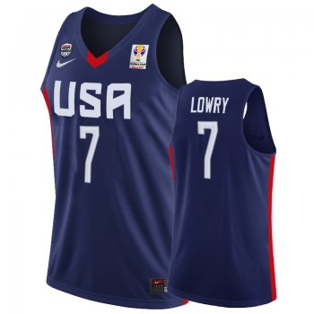 USA Team #7 Kyle Lowry FIBA Basketball World Cup Jersey