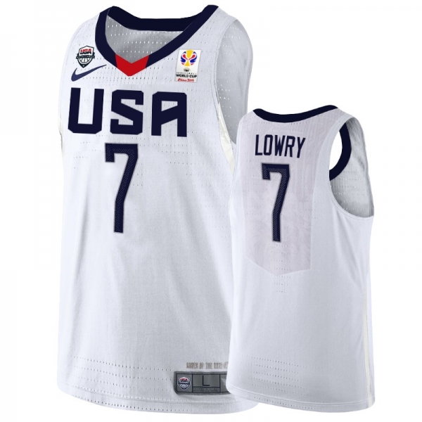 USA Team #7 Kyle Lowry FIBA Basketball World Cup Jersey