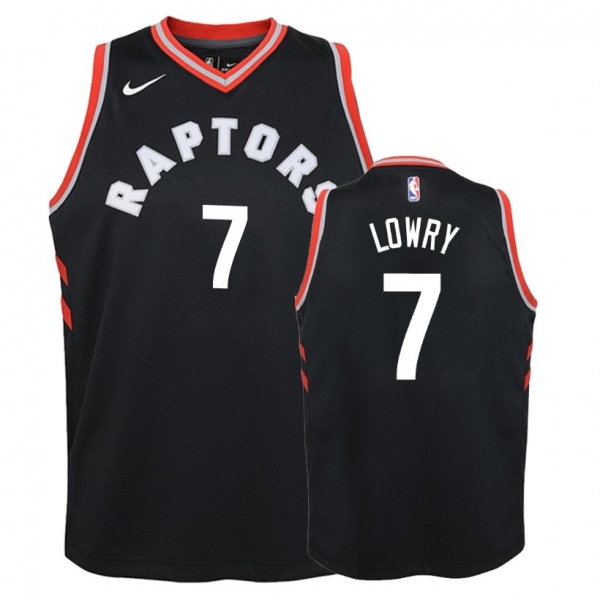 Youth Toronto Raptors #7 Kyle Lowry Statement Jersey