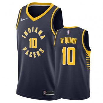 Indiana Pacers Kyle O'Quinn #10 Navy Icon Jersey