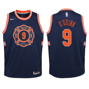 Youth New York Knicks #9 Kyle O'Quinn City Jersey