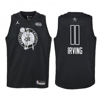 Youth 2018 All-Star Boston Celtics Kyrie Irving #11 Black Jersey