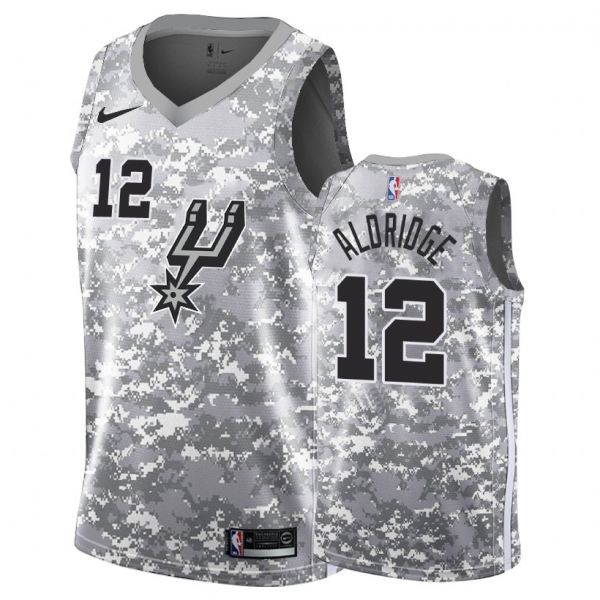 San Antonio Spurs #12 LaMarcus Aldridge Earned Jersey