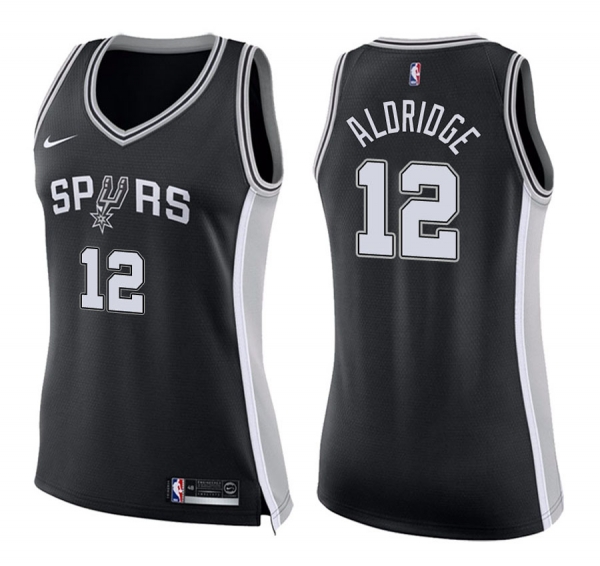 Women's San Antonio Spurs #12 LaMarcus Aldridge Icon Jersey