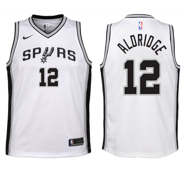 Youth San Antonio Spurs #12 LaMarcus Aldridge Association Jersey