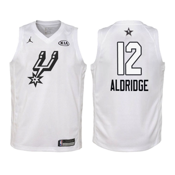 Youth San Antonio Spurs #12 LaMarcus Aldridge All-Star Jersey