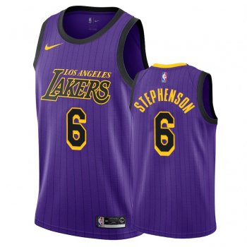 Los Angeles Lakers #6 Lance Stephenson City Jersey