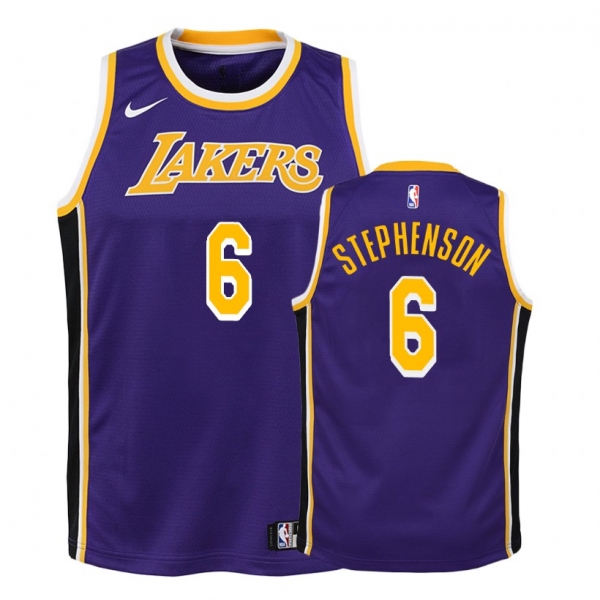 Youth Los Angeles Lakers #6 Lance Stephenson Statement Jersey