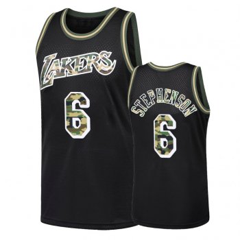 Los Angeles Lakers #6 Lance Stephenson Straight Fire Jersey