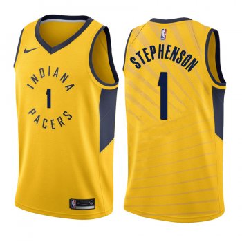 Indiana Pacers Lance Stephenson #1 Gold Statement Jersey