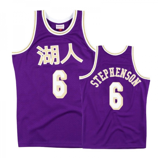 Los Angeles Lakers #6 Lance Stephenson Chinese New Year Jersey