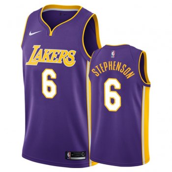 Los Angeles Lakers #6 Lance Stephenson Statement Jersey