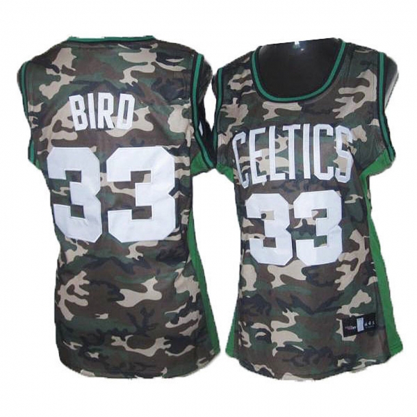 Women's Boston Celtics #33 Larry Bird Hardwood Classics Jersey