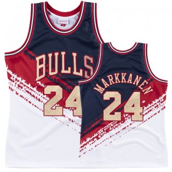 Chicago Bulls #24 Lauri Markkanen Independence Day Jersey