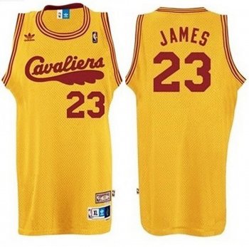 Cleveland Cavaliers #23 LeBron James Hardwood Classics Jersey