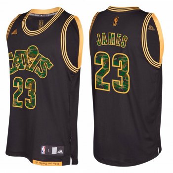 Cleveland Cavaliers #23 LeBron James Camo Jersey