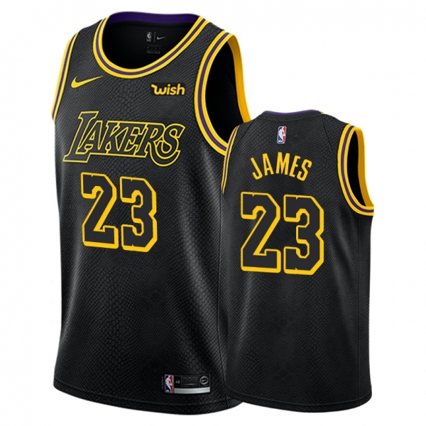 Los Angeles Lakers #23 LeBron James City Jersey