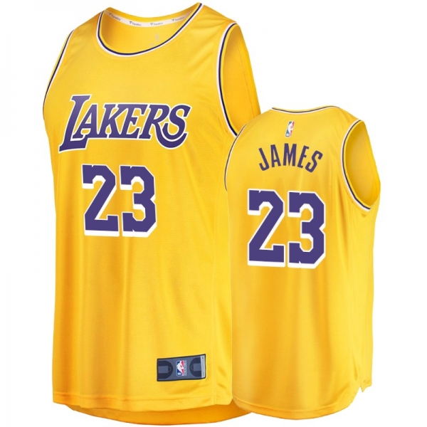 Los Angeles Lakers #23 LeBron James Icon Jersey