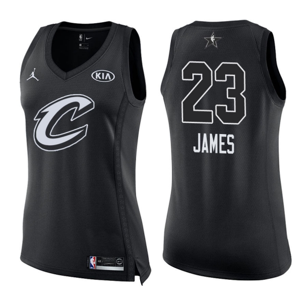 Women's Cleveland Cavaliers #23 LeBron James All-Star Jersey