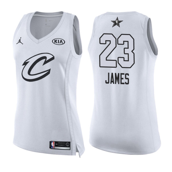 Women's Cleveland Cavaliers #23 LeBron James All-Star Jersey