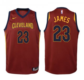 Youth Cleveland Cavaliers #23 LeBron James Icon Jersey