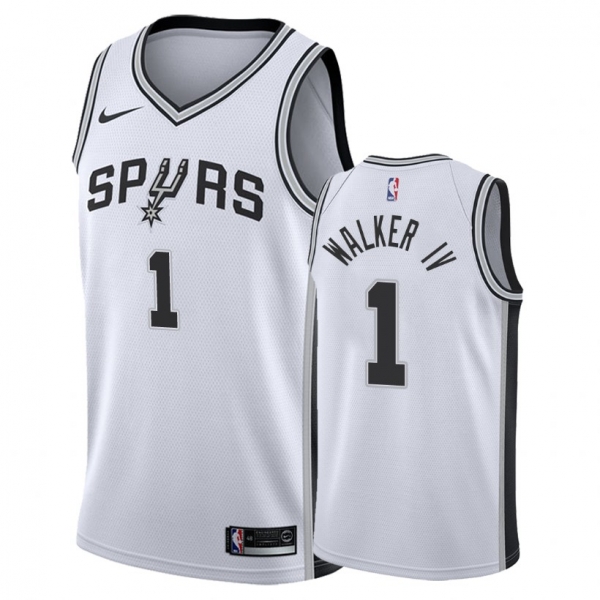 San Antonio Spurs #1 Lonnie Walker IV Association Jersey