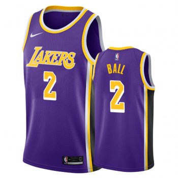 Los Angeles Lakers #2 Lonzo Ball Statement Jersey