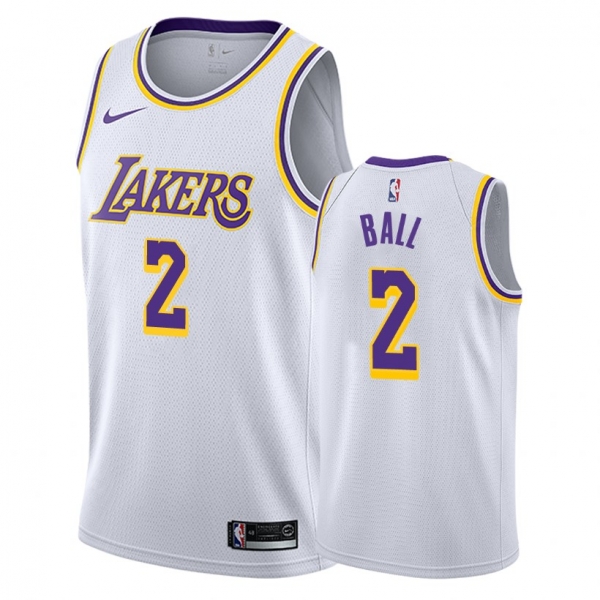 Los Angeles Lakers #2 Lonzo Ball Association Jersey