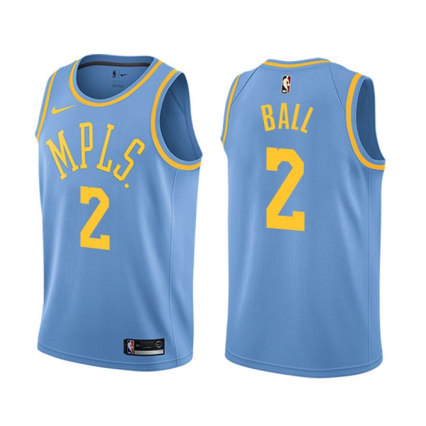 Los Angeles Lakers #2 Lonzo Ball Classic Jersey