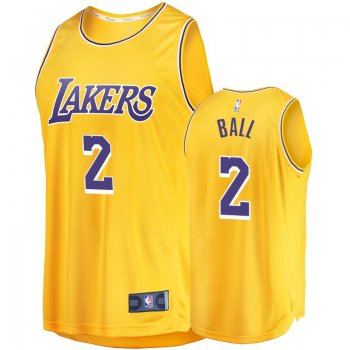 Los Angeles Lakers #2 Lonzo Ball Icon Jersey